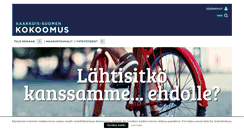 Desktop Screenshot of kaakkois-suomenkokoomus.fi