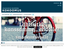 Tablet Screenshot of kaakkois-suomenkokoomus.fi